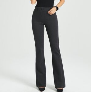 Betabrand Dress Pant Yoga Pant | Bootcut (Charcoal) Size‎ Xl/Long